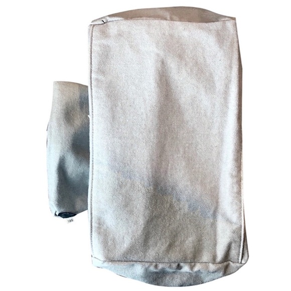 PRADA Canapa Bijoux 2-Way LT Grey Canvas Tote Bag Adorned with Crystals & Studs - Picture 10 of 17